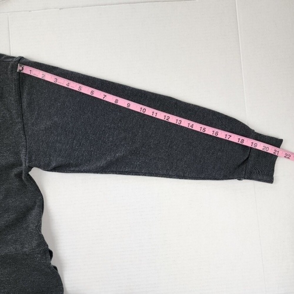 Zella Grey Pullover Hoodie Athletic Sweatshirt Modal Blend Size L Nordstrom Top - Picture 8 of 16